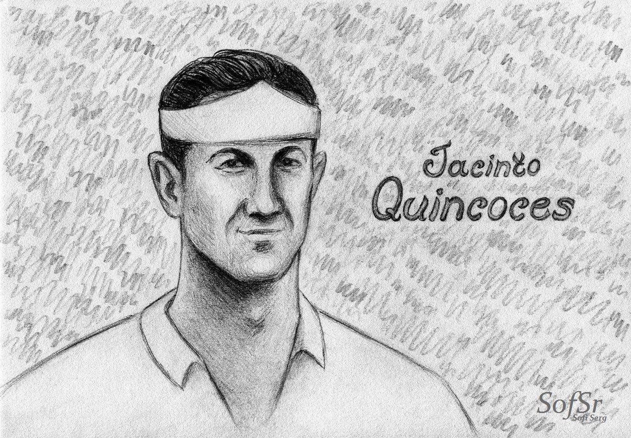 Jacinto Quincoces. Illustration by Sofi Serg. 
